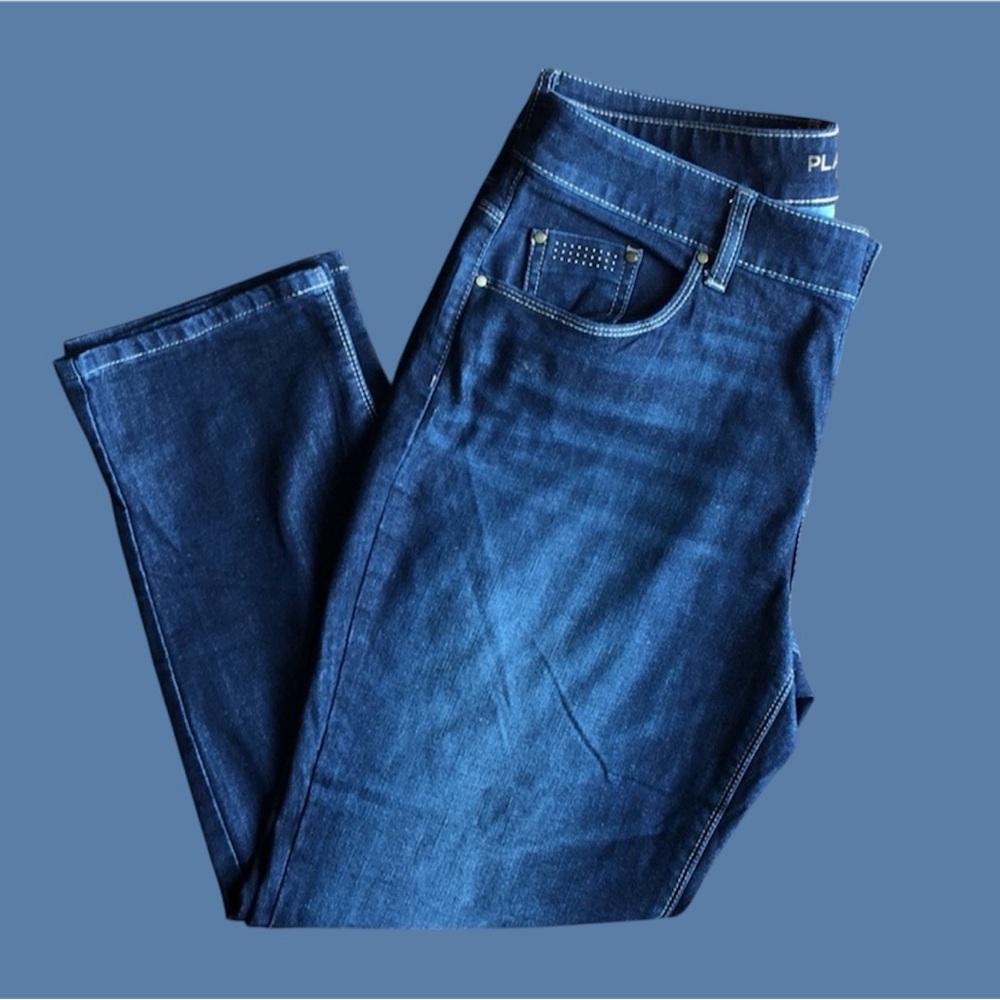 Chico’s Women’s Platinum Slim Straight Denim Jeans  | Size 2 | Preowned